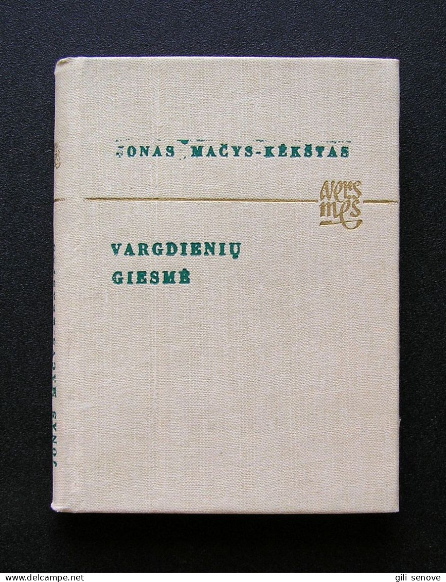 Lithuanian Book / Vargdienių Giesmės 1982 - Novels