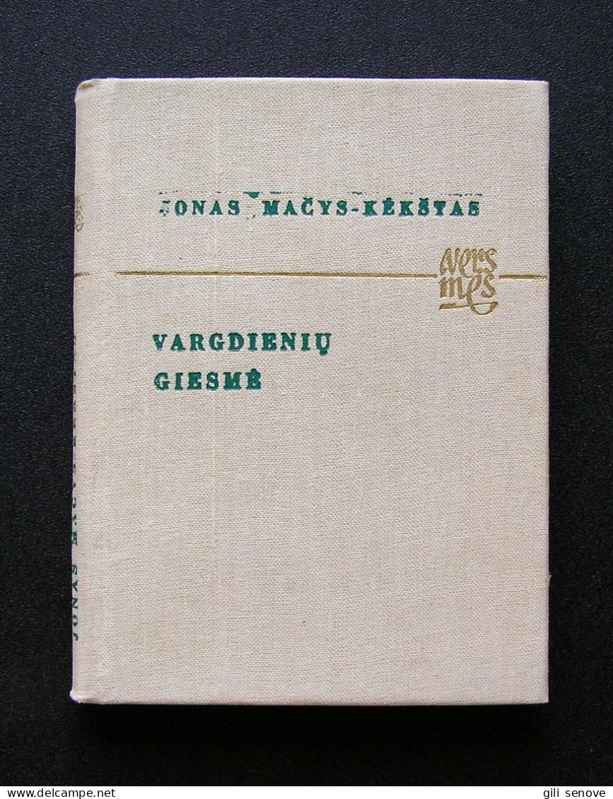 Lithuanian Book / Vargdienių Giesmės 1982 - Romanzi