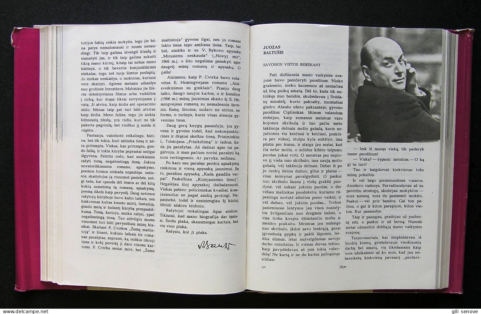 Lithuanian Book / Tarybų Lietuvos Rašytojai 1967 - Livres Anciens