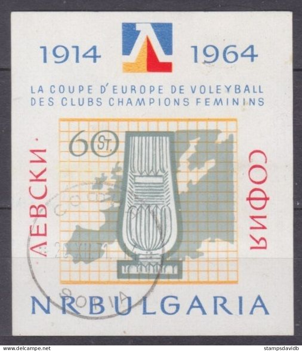 1964 Bulgaria 1454/B13b Used Sport - Volleyball 4,00 € - Volley-Ball