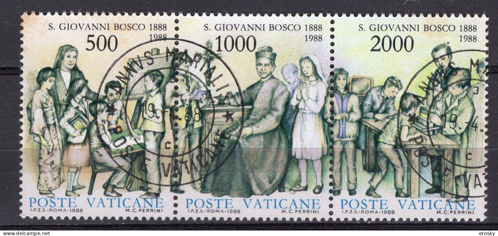 Z2008 - VATICANO SASSONE N°828/30 - VATICAN Yv N°828/30 - Used Stamps