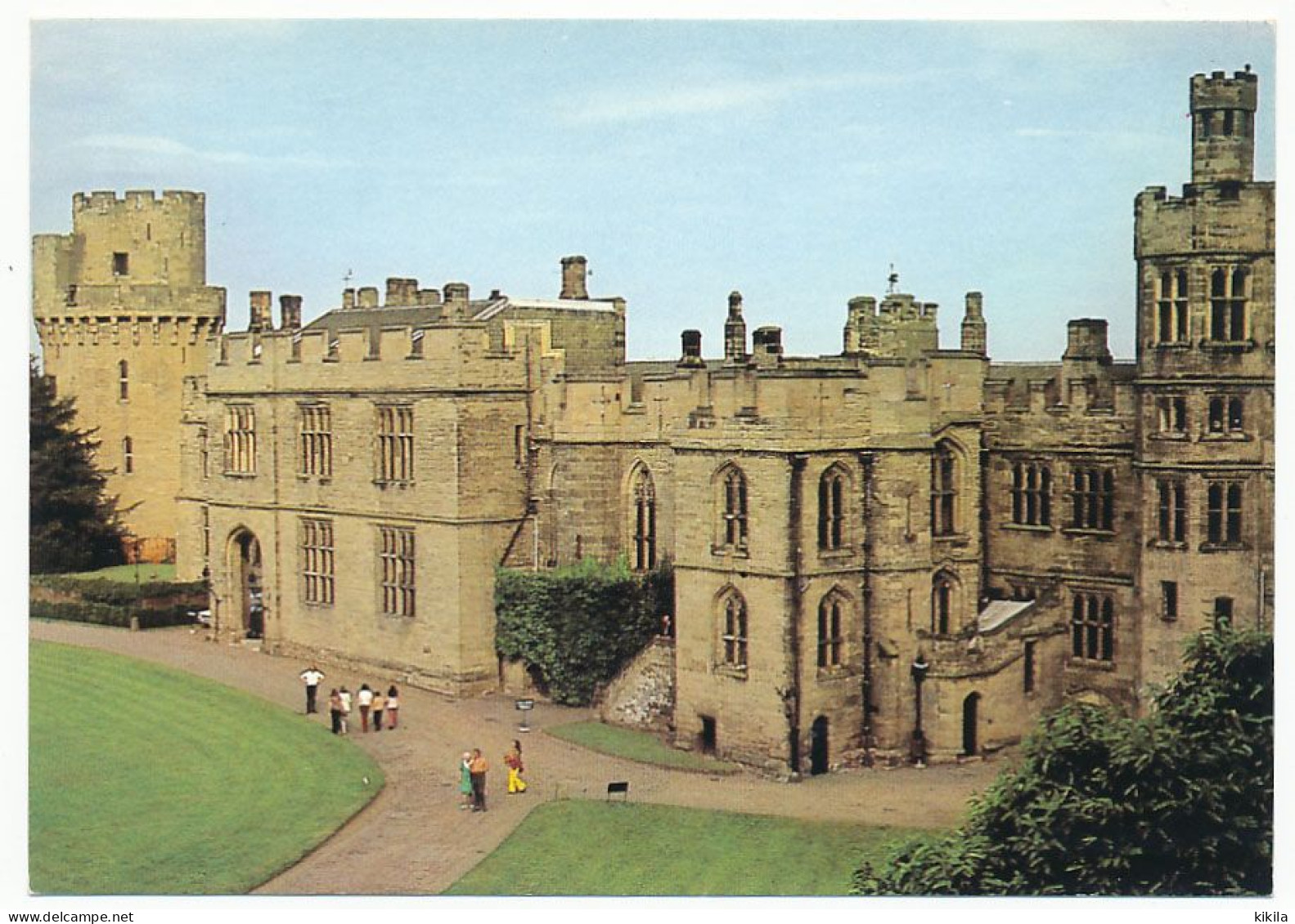 CPSM 10.5 X 15 Grande Bretagne Angleterre (191) WARWICK Castle Visitors Entrance And Spy Tower L'entrée Des * - Warwick