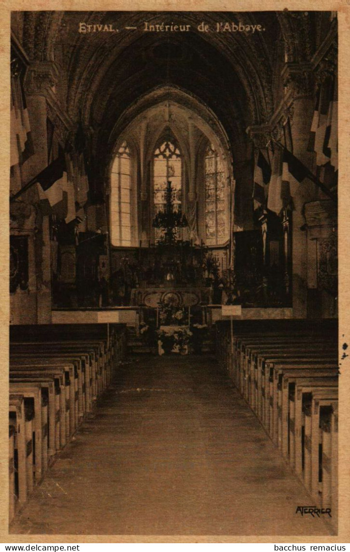 ÉTIVAL (Les Vosges) - Intérieur De L'Abbaye - Etival Clairefontaine