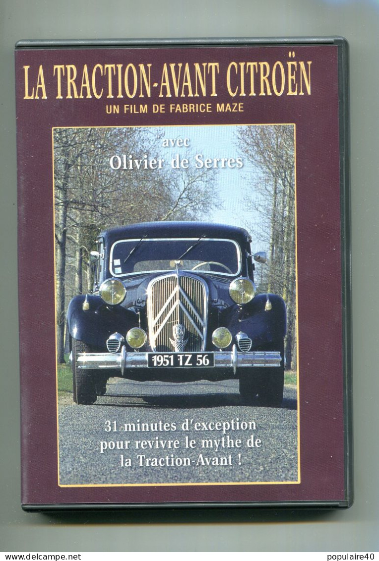 La Traction Avant Citroën Olivier De Serres Atlas 2005 DVD - Documentari