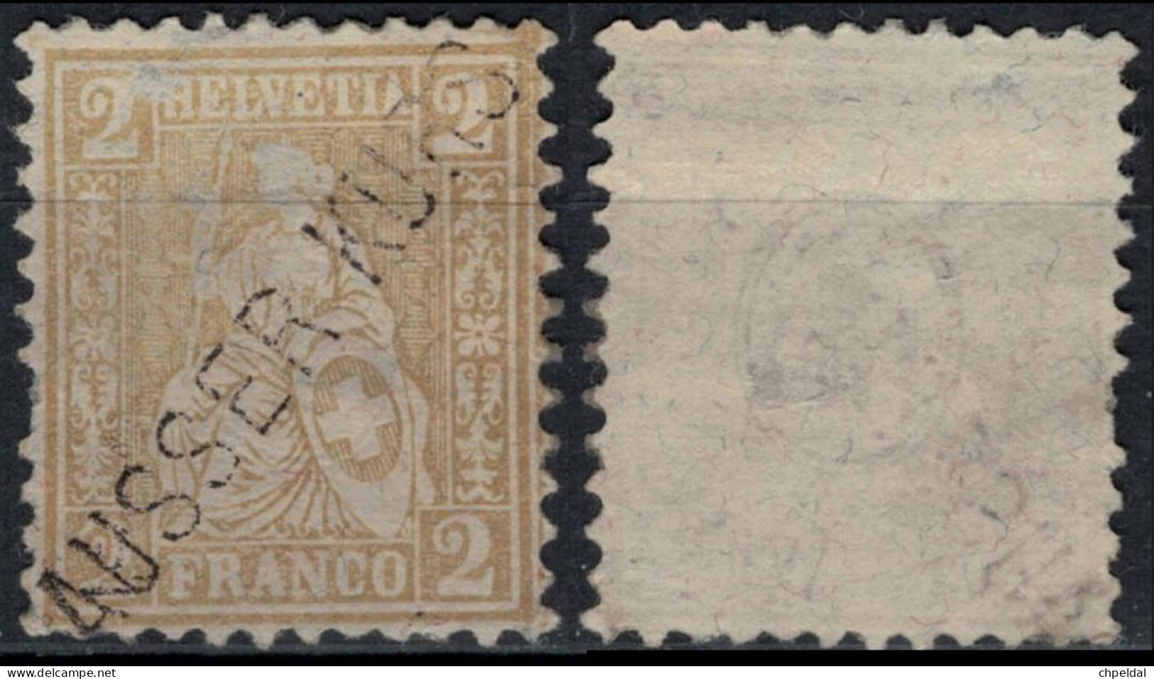 Suisse 1881 - SBK 44(*) Mi 36 Y&T 49 - Cote SBK 2023 : 1,00 - Unused Stamps