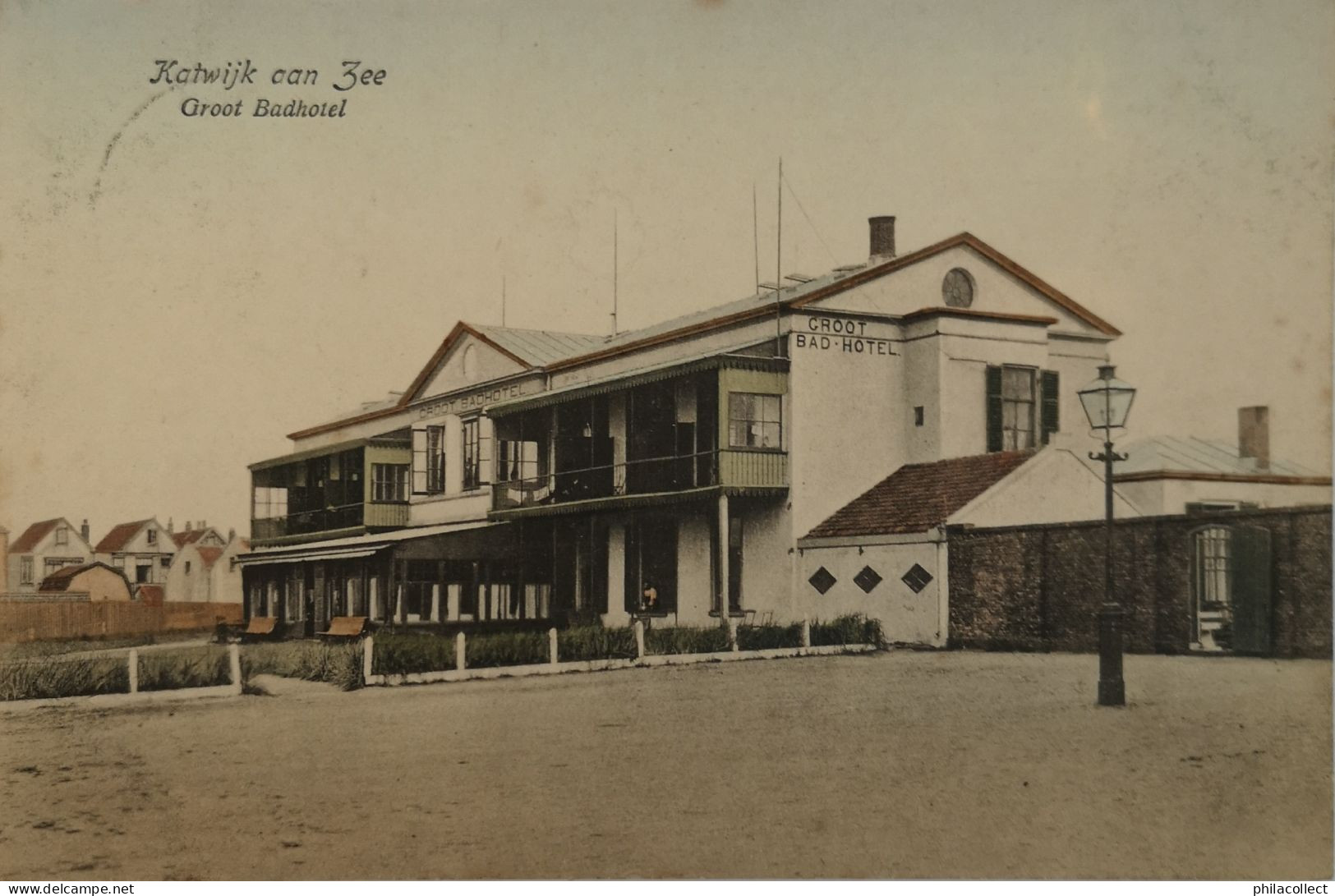 Katwijk Aan Zee // Groot Badhotel - Gekleurd 19?? - Katwijk (aan Zee)