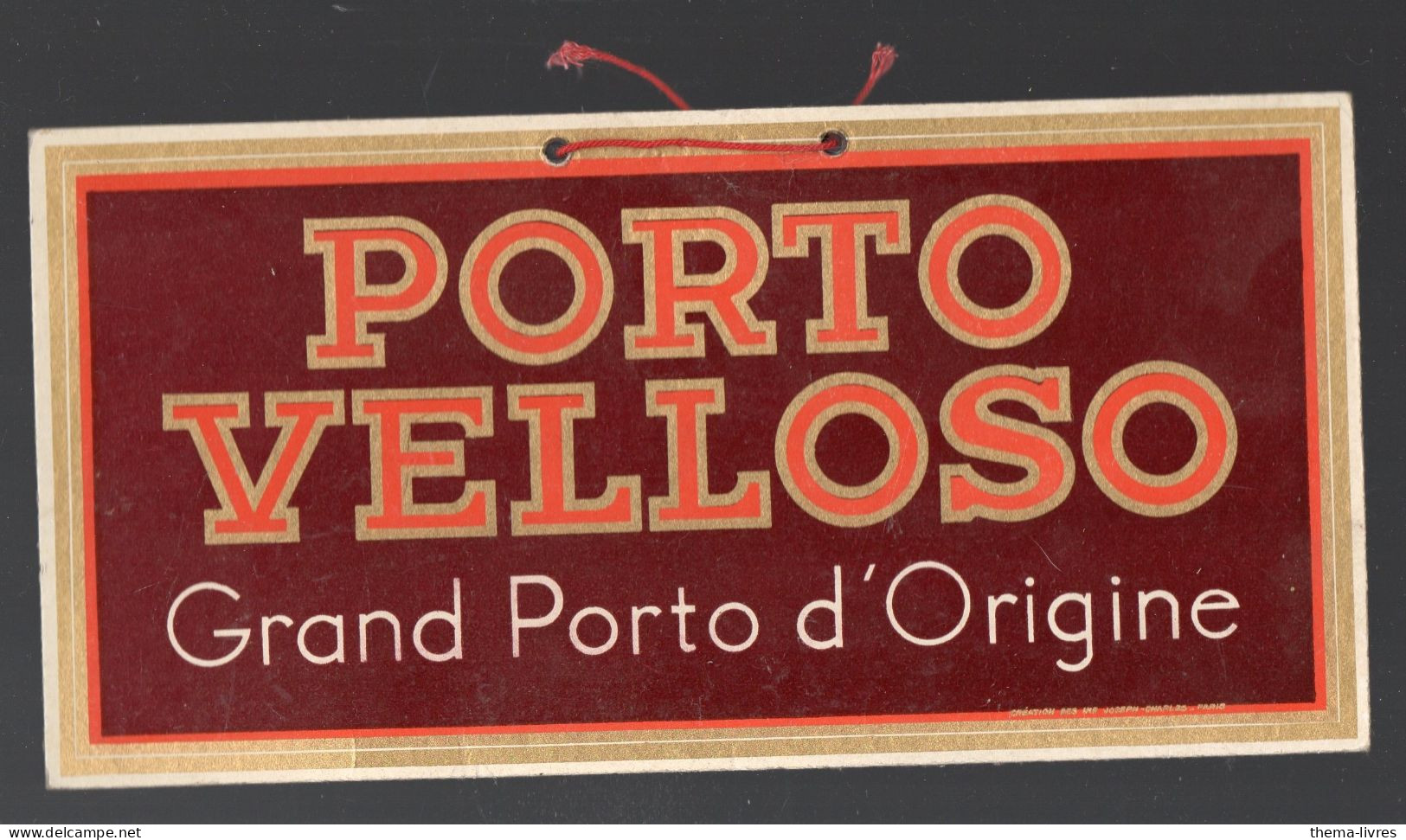 Carton Publicitaire PORTO VELLOSO (M5833) - Pappschilder