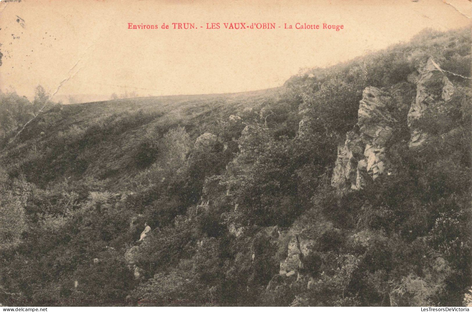 FRANCE - Aux Environs De Trun - Les Vaux D'Obin - La Calotte Rouge - Carte Postale Ancienne - Trun