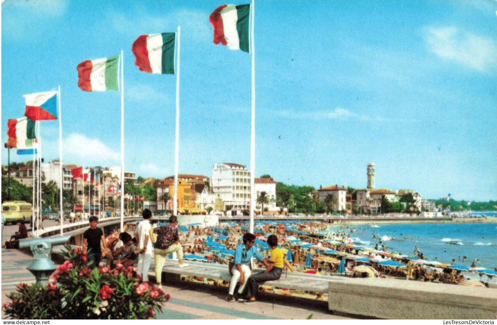 FRANCE -  Côte D'Azur - Saint Raphael (Var) - La Plage - Animé - Carte Postale Ancienne - Saint-Raphaël