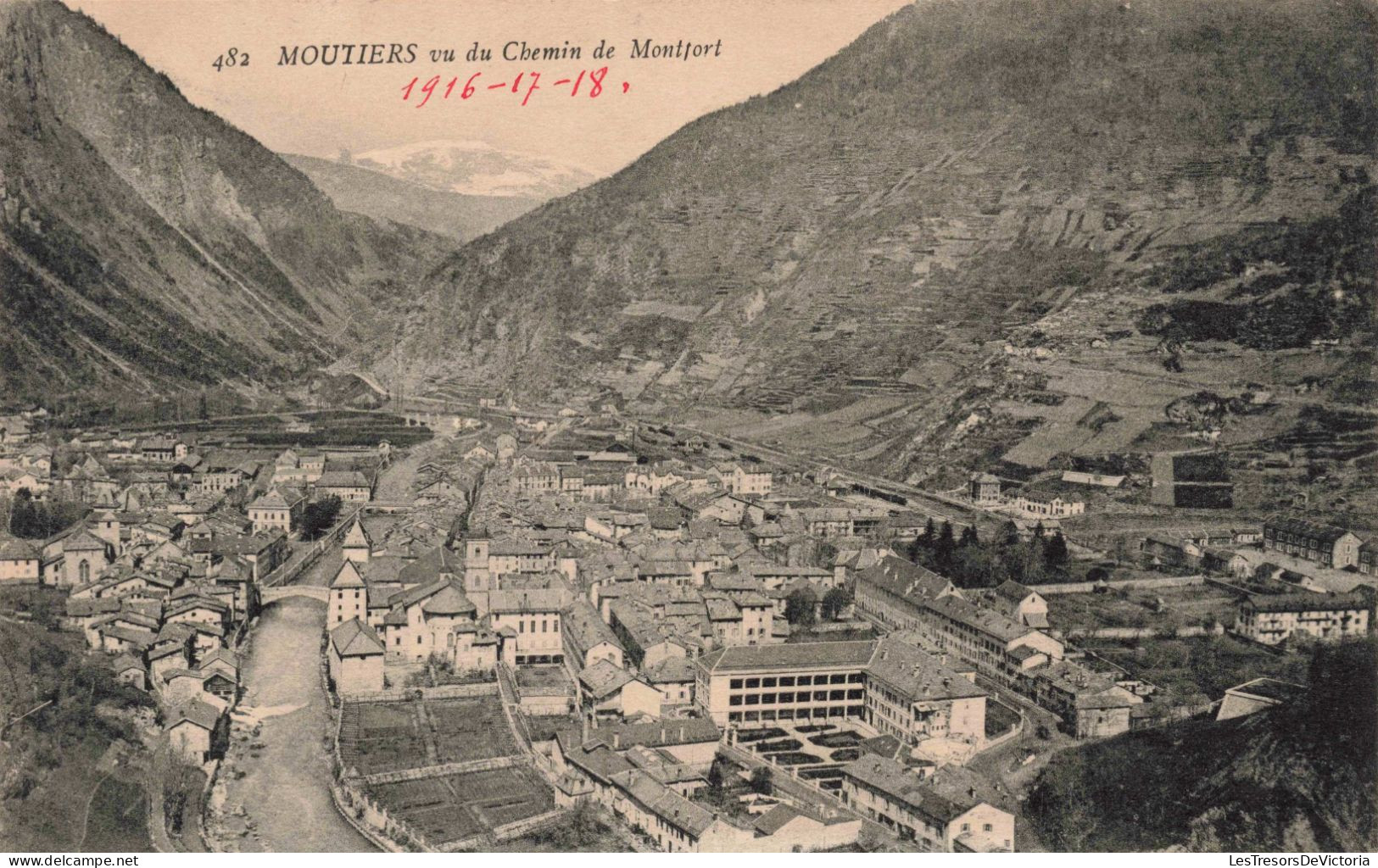 FRANCE - Moutiers - Vue Du Chemin De Montfort  - Carte Postale Ancienne - Moutiers