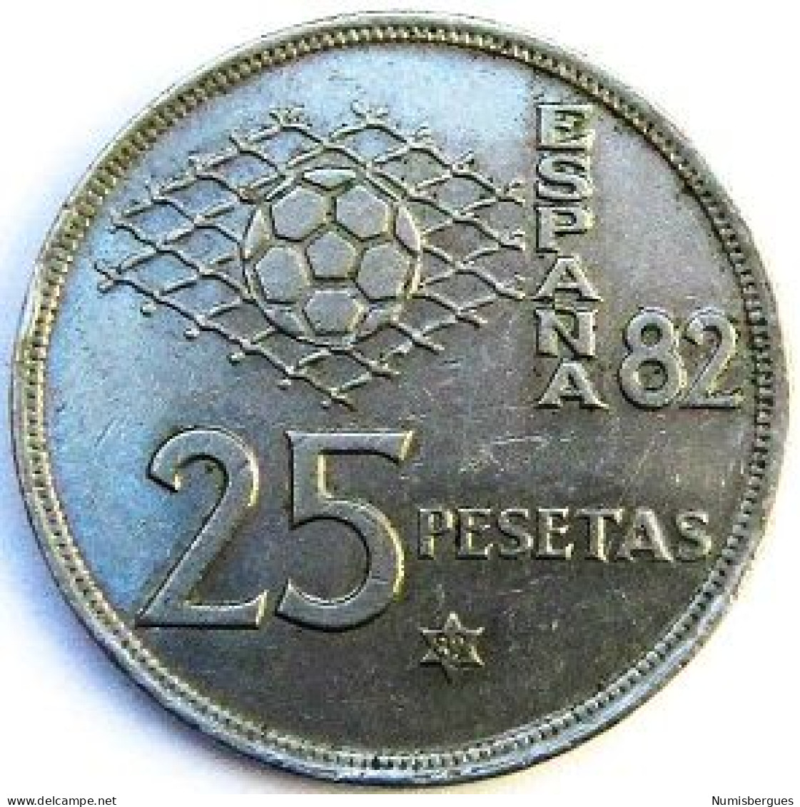 Pièce De Monnaie 25 Pesetas 1982 - 25 Pesetas