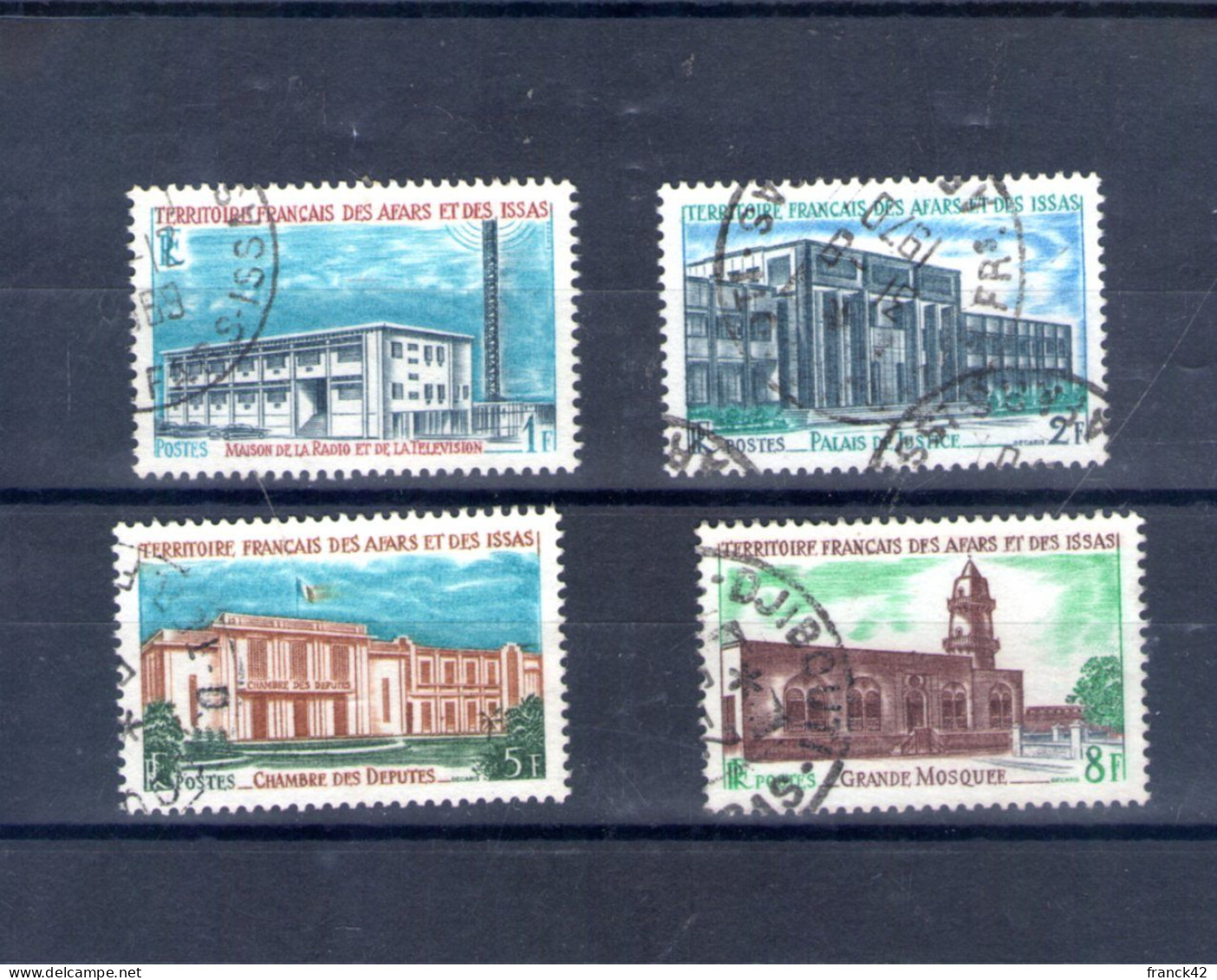 Afars Et Issas. édifices Publics 1969 - Used Stamps