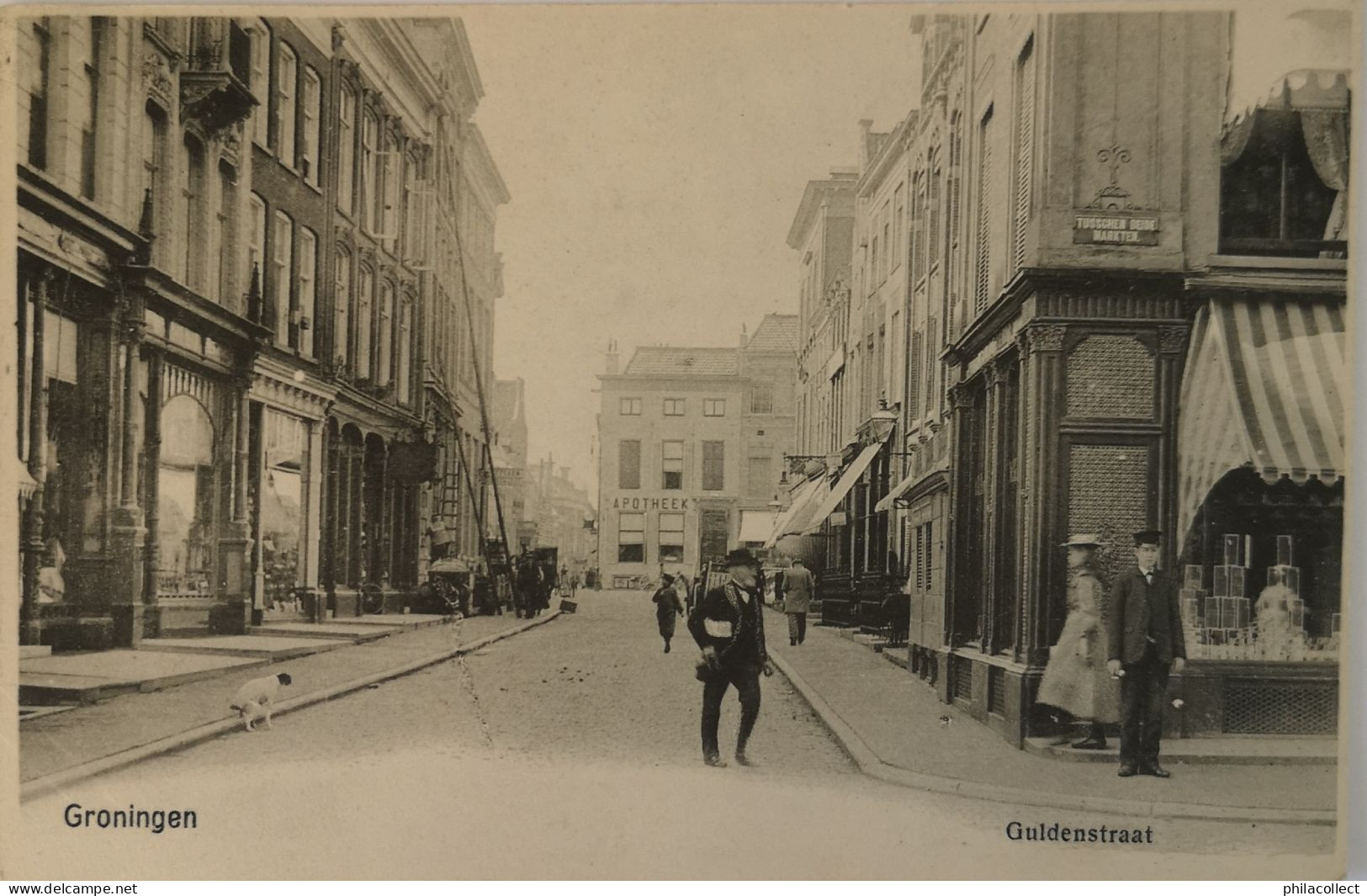 Groningen // Gulden Straat (Veel Te Zien) Ca 1900 - Groningen