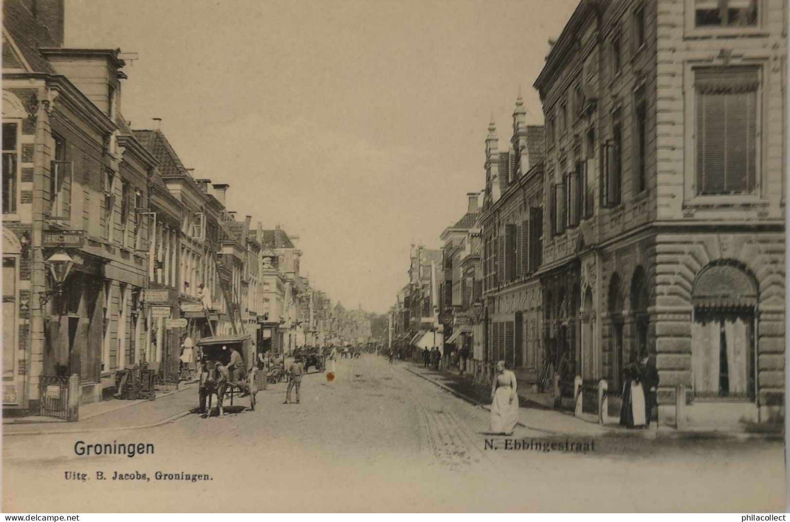 Groningen // N. Ebbingestraat (Veel Te Zien) Ca 1900 - Groningen