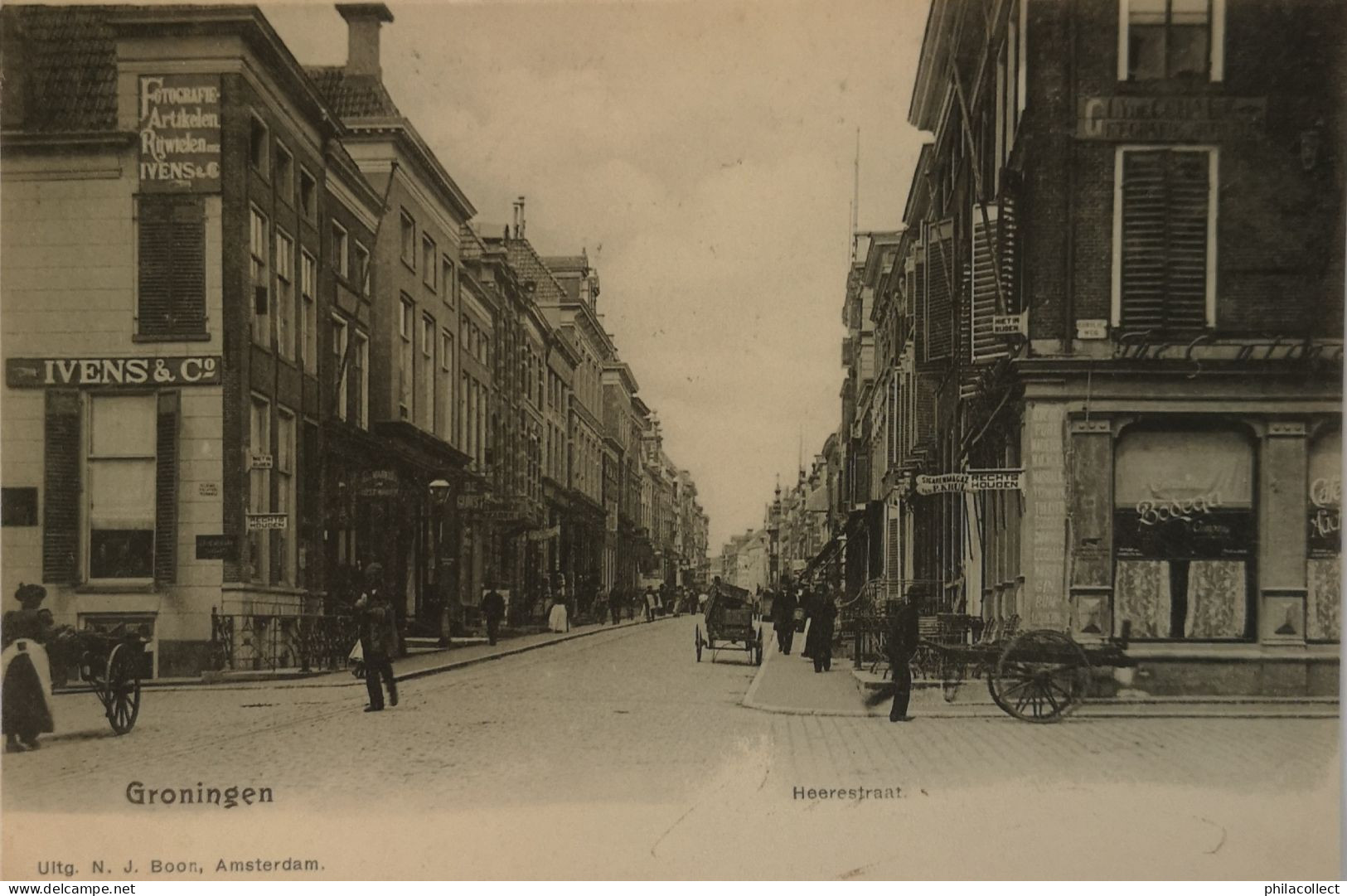 Groningen // Heerestraat  (Veel Te Zien) 1902 Boon - Groningen