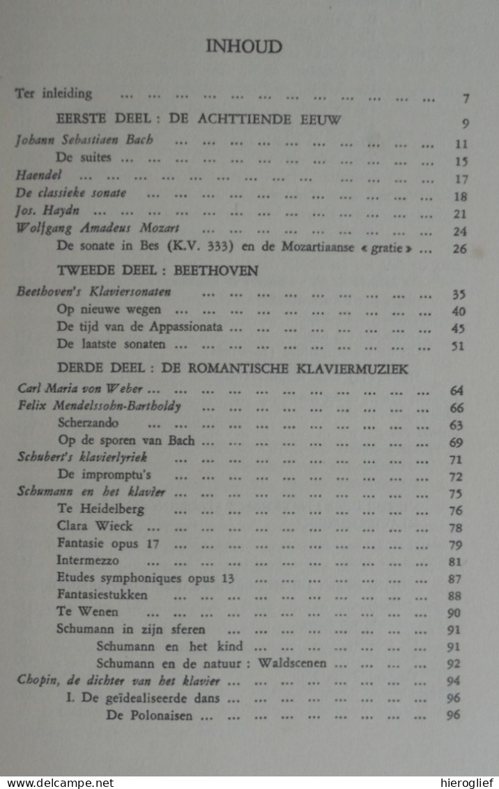 Inwijding In De Meesterwerken Van Het Klavier - J. Van Ackere 1947 Piano Muziek Composities Meesters - Andere & Zonder Classificatie