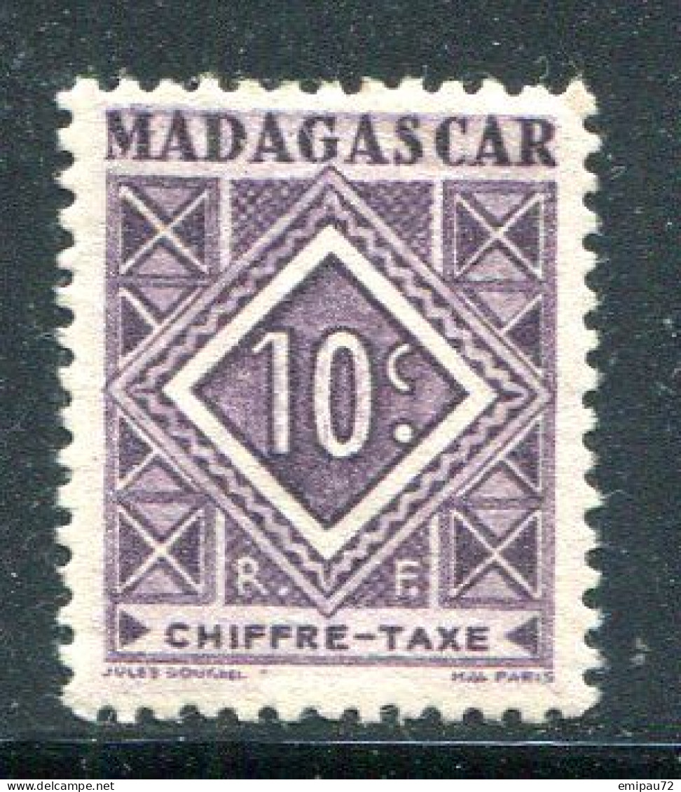 MADAGASCAR- Taxe Y&T N°31- Neuf Avec Charnière * - Impuestos