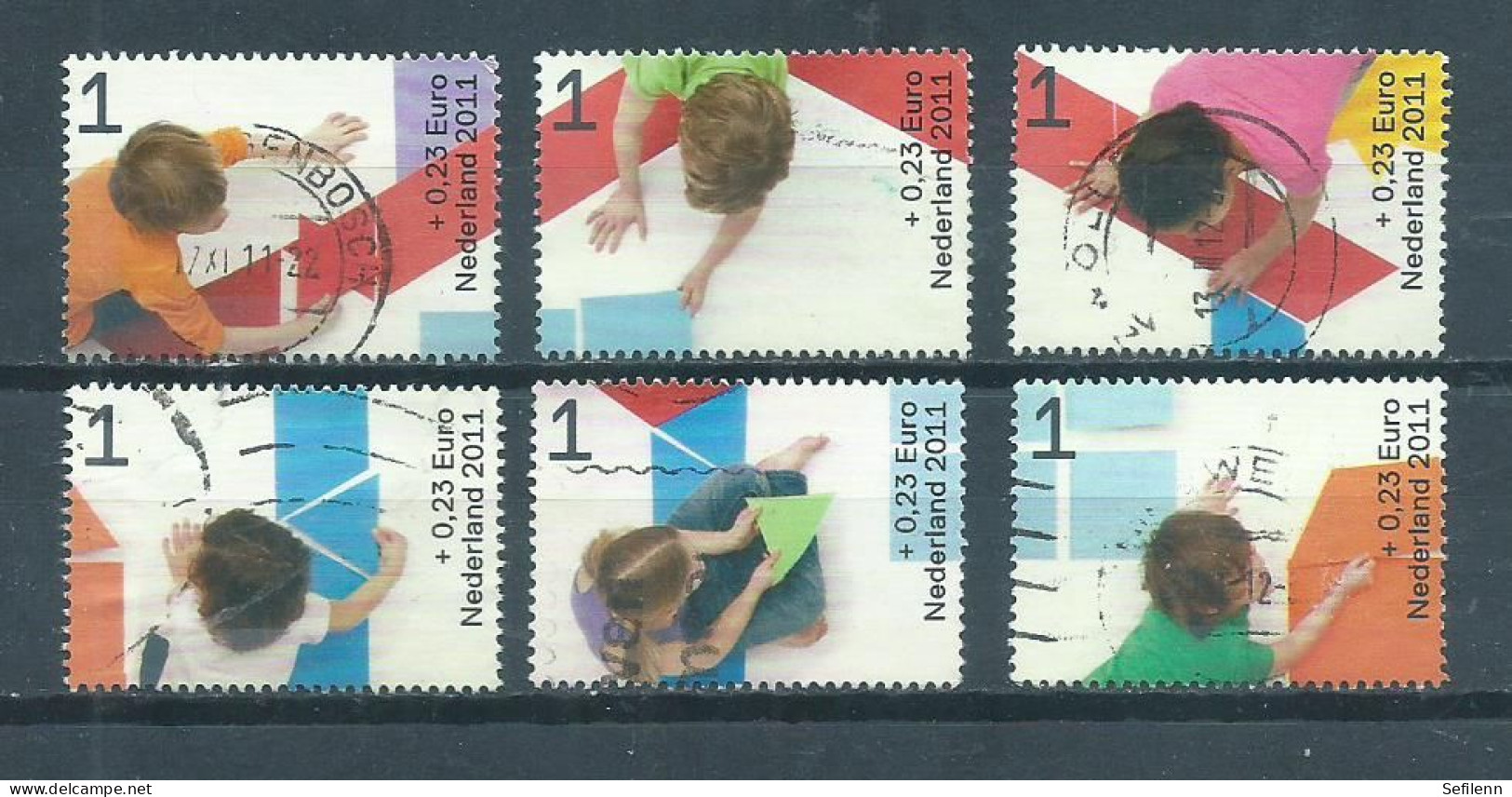 2011 Netherlands Complete Set Child Welfare Used/gebruikt/oblitere - Oblitérés