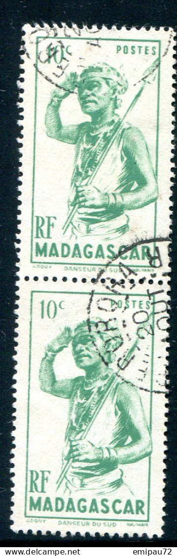 MADAGASCAR- Y&T N°300- Oblitéré En Paire - Used Stamps