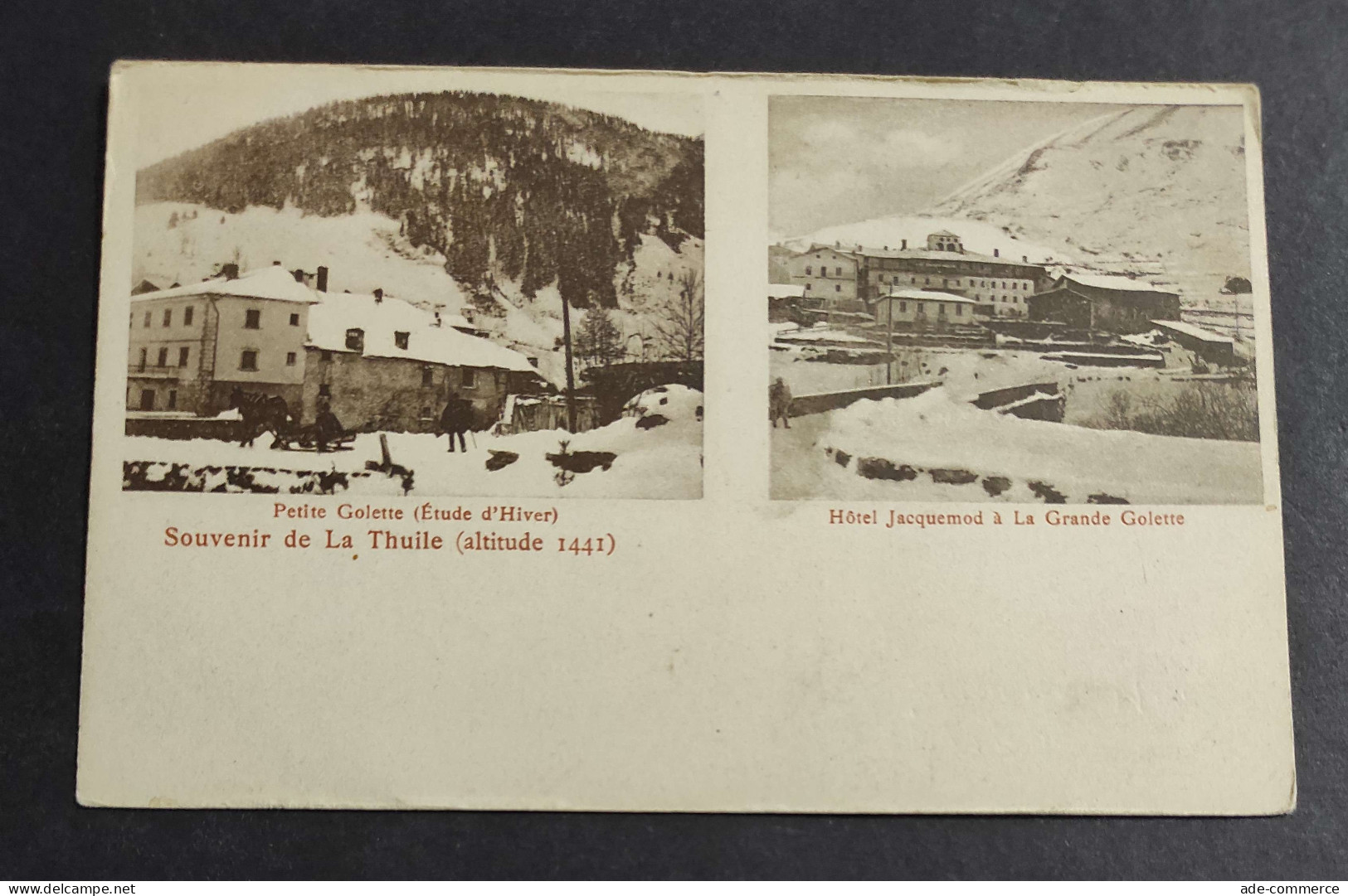 Cartolina La Thuile - Petit Golette - Hotel Jacquemod La Grande Golette                                                  - Aosta