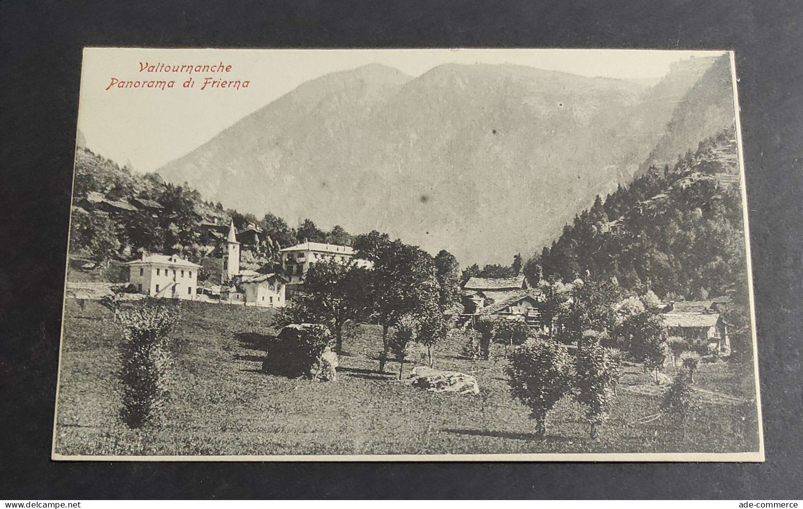 Cartolina Valtournanche - Panorama Di Frierna                                                                            - Aosta