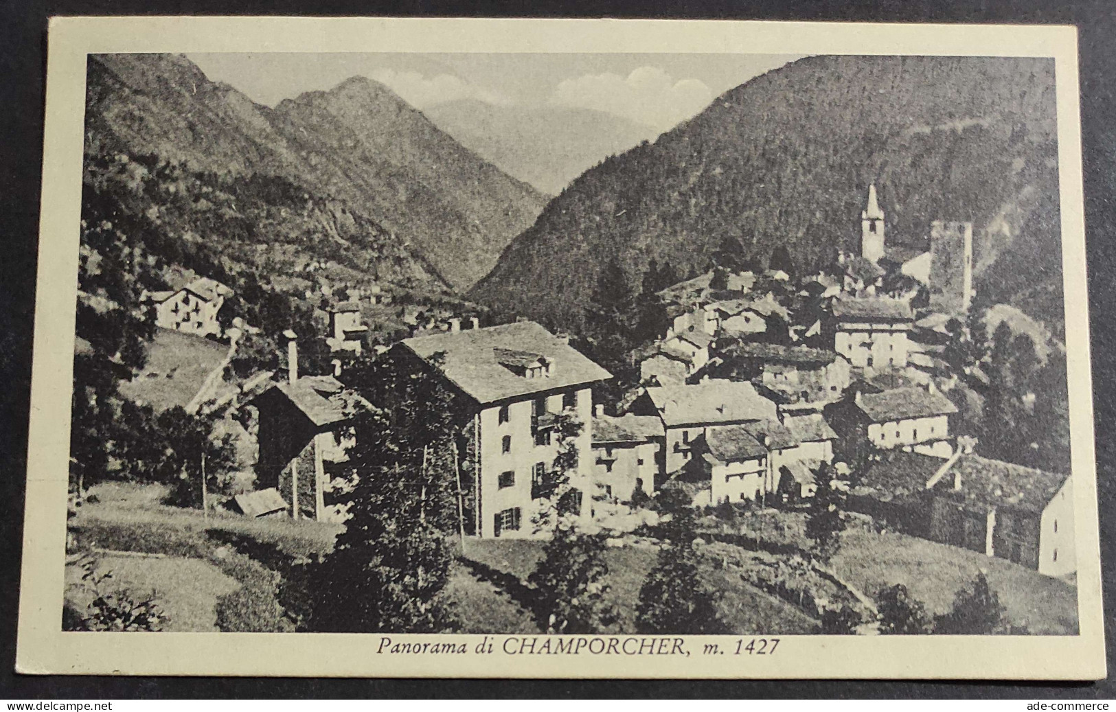 Cartolina Champorcher - Panorama                                                                                         - Aosta