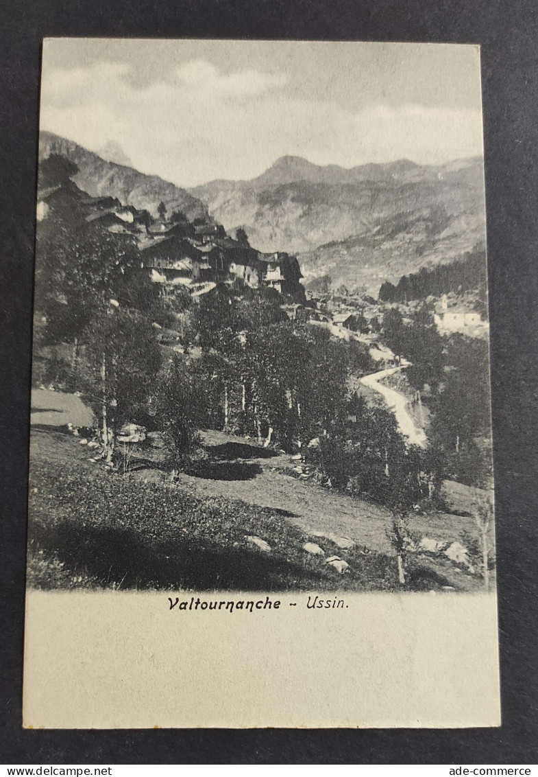 Cartolina Valtournanche - Ussin                                                                                          - Aosta