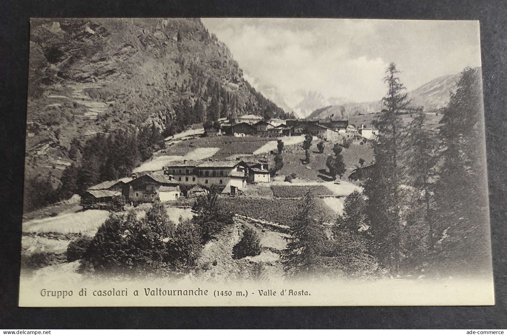 Cartolina Valtournanche - Gruppo Di Casolari (Valle D'Aosta)                                                             - Aosta