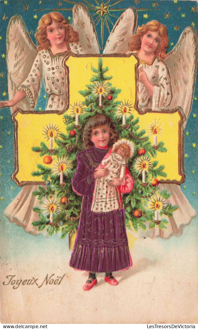 FÊTES ET VOEUX - Noël - Un Enfant Devant Un Sapin - Colorisé - Carte Postale Ancienne - Santa Claus