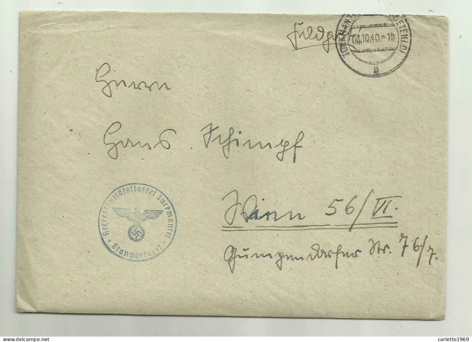 FELDPOST  1940   CON LETTERA  - Used Stamps