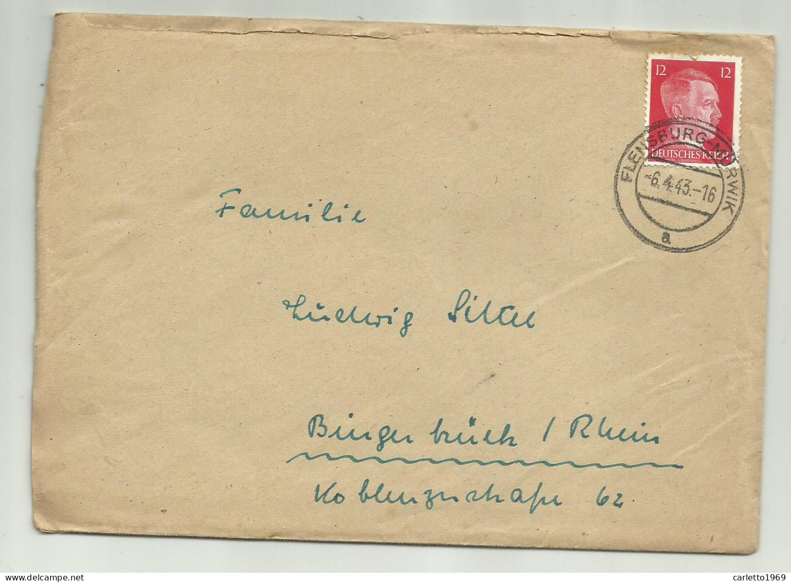   FELDPOST 1943 CON LETTERA  - Used Stamps