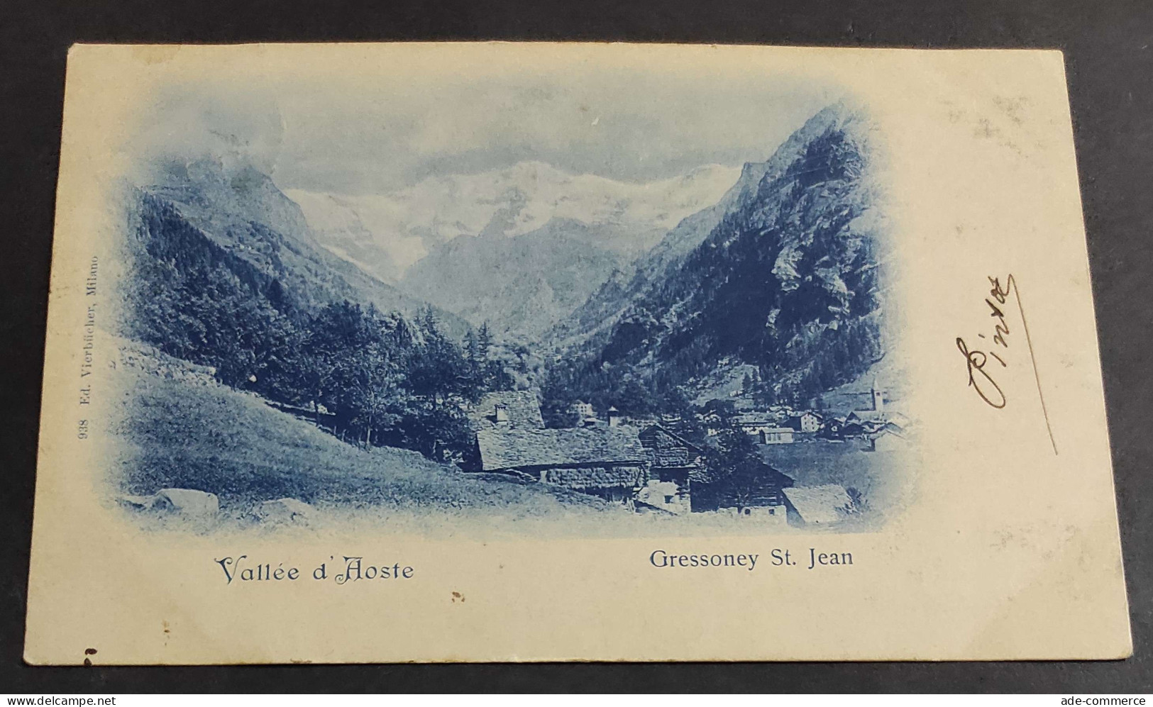 Cartolina Gressoney St. Jean (Vallée D'Aoste)                                                                           - Aosta