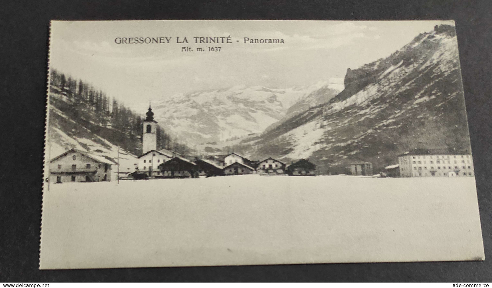 Cartolina Gressoney La Trinité - Panorama                                                                               - Aosta