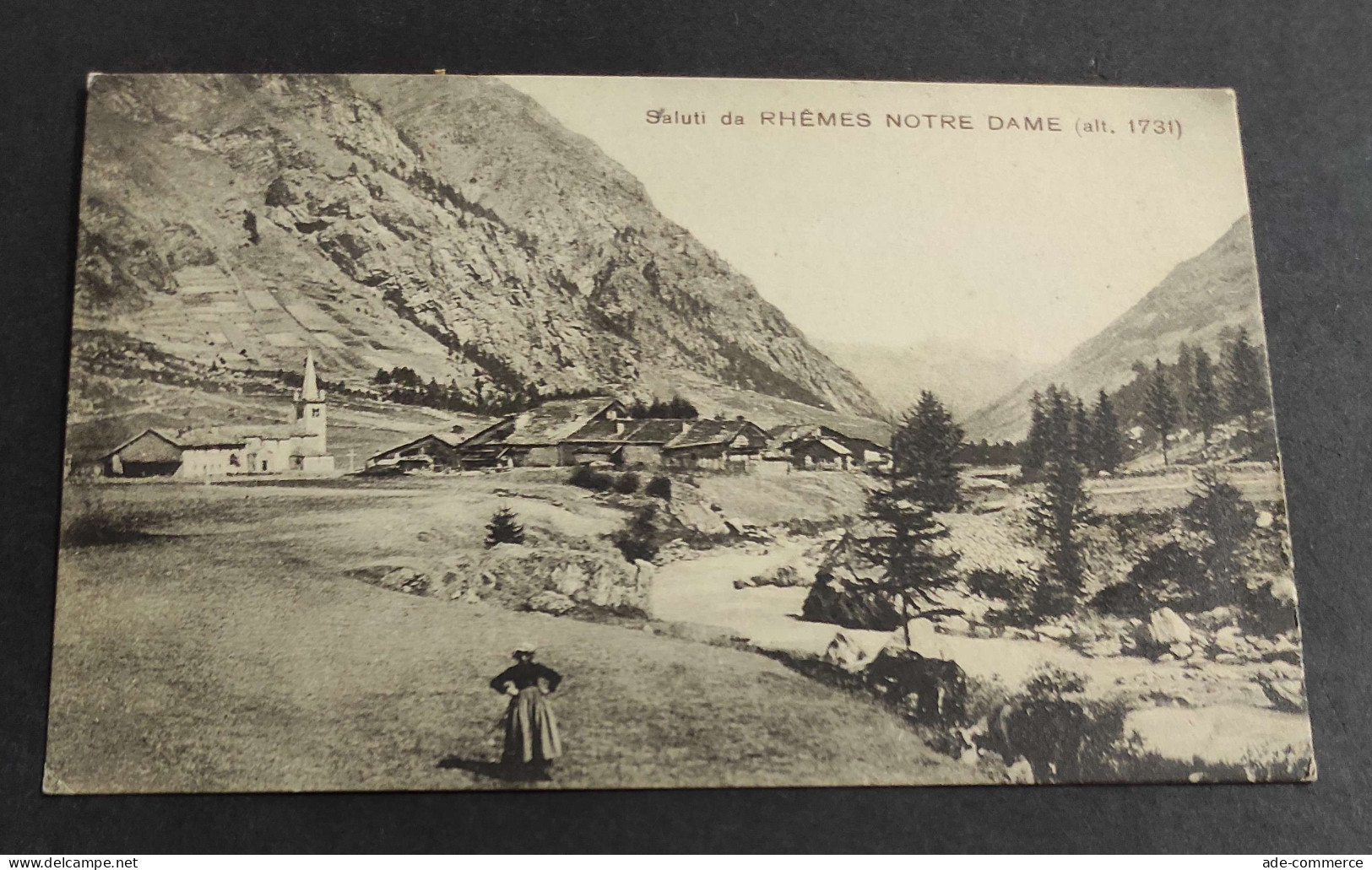 Cartolina Saluti Da Rhemes Notre Dame                                                                                    - Aosta