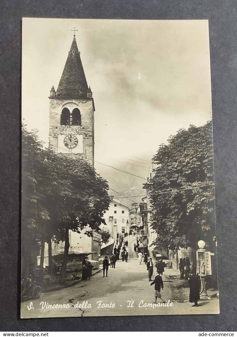 Cartolina S. Vincenzo Della Fonte - Il Campanile                                                                         - Aosta