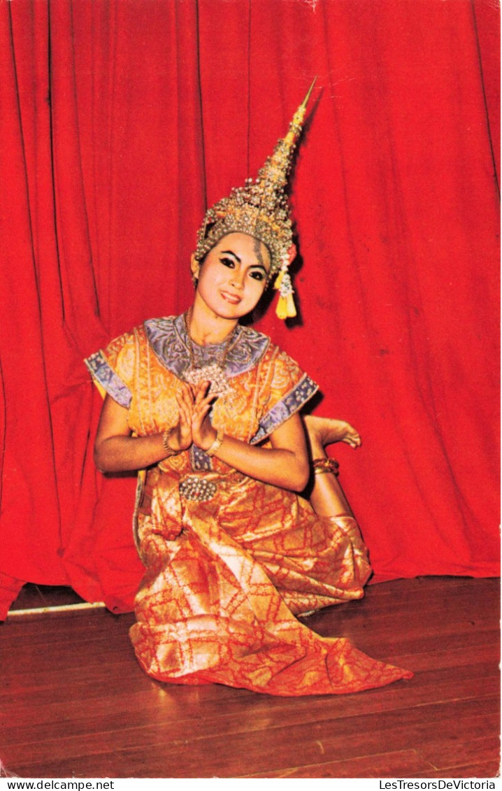 THAILAND - A Posture Of "Lakorn" - Thai Theatrical Play - Carte Postale Ancienne - Thaïland