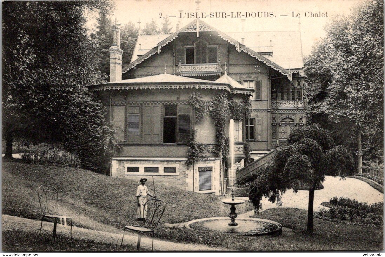 18520 Cpa 25 L'Isle Sur Le Doubs - Le Chalet - Isle Sur Le Doubs