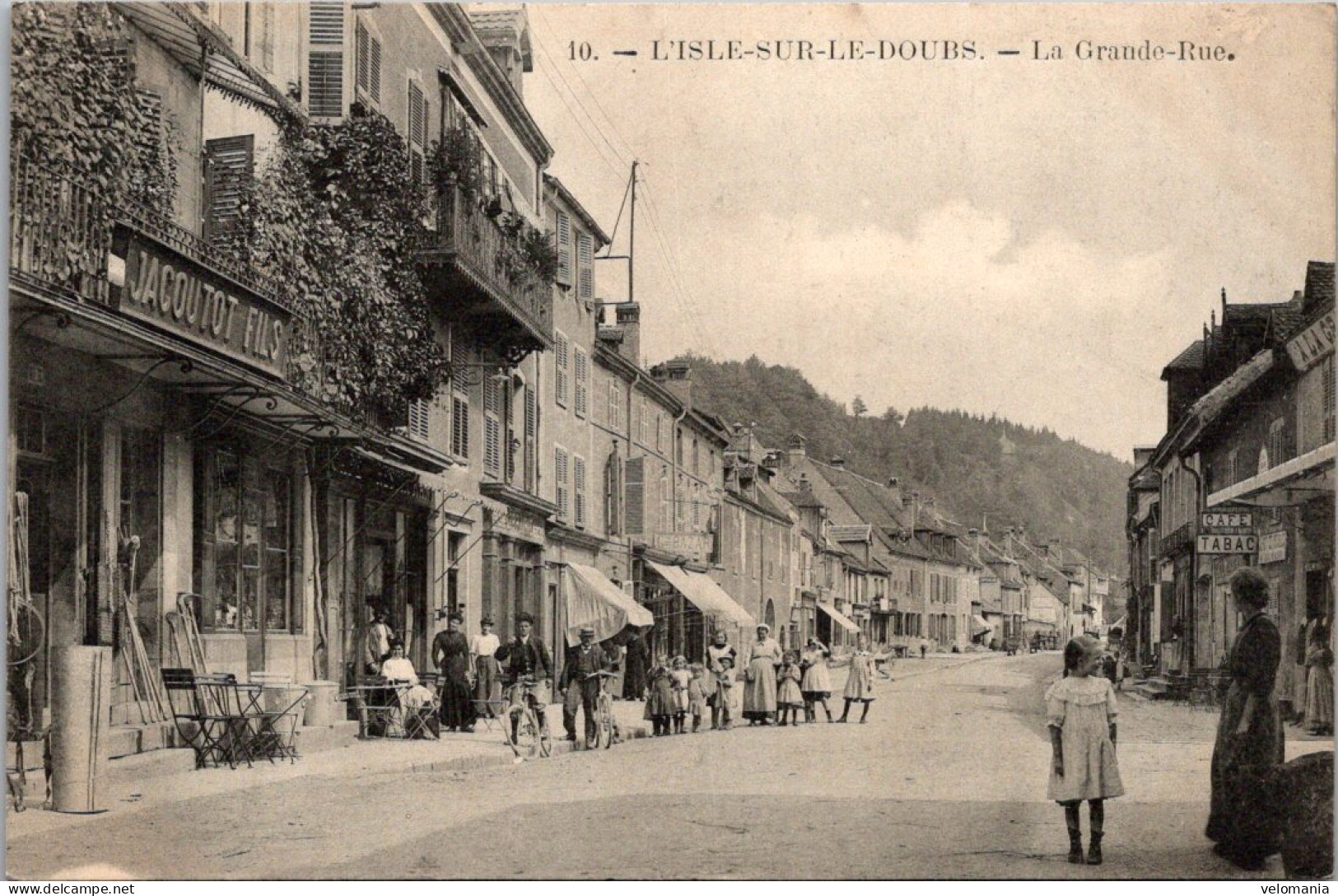 S14250 Cpa 25 L'Isle Sur Le Doubs - La Grande Rue - Isle Sur Le Doubs