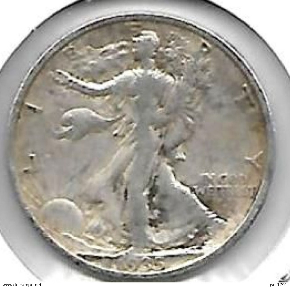 ETATS-UNIS Half Dollar LIBERTY 1935 Argent  TB - 1916-1947: Liberty Walking (Liberté Marchant)