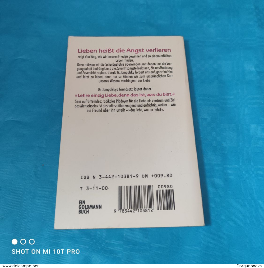 Gerald G. Jampolsky - Lieben Heisst Die Angst Verlieren - Psychologie