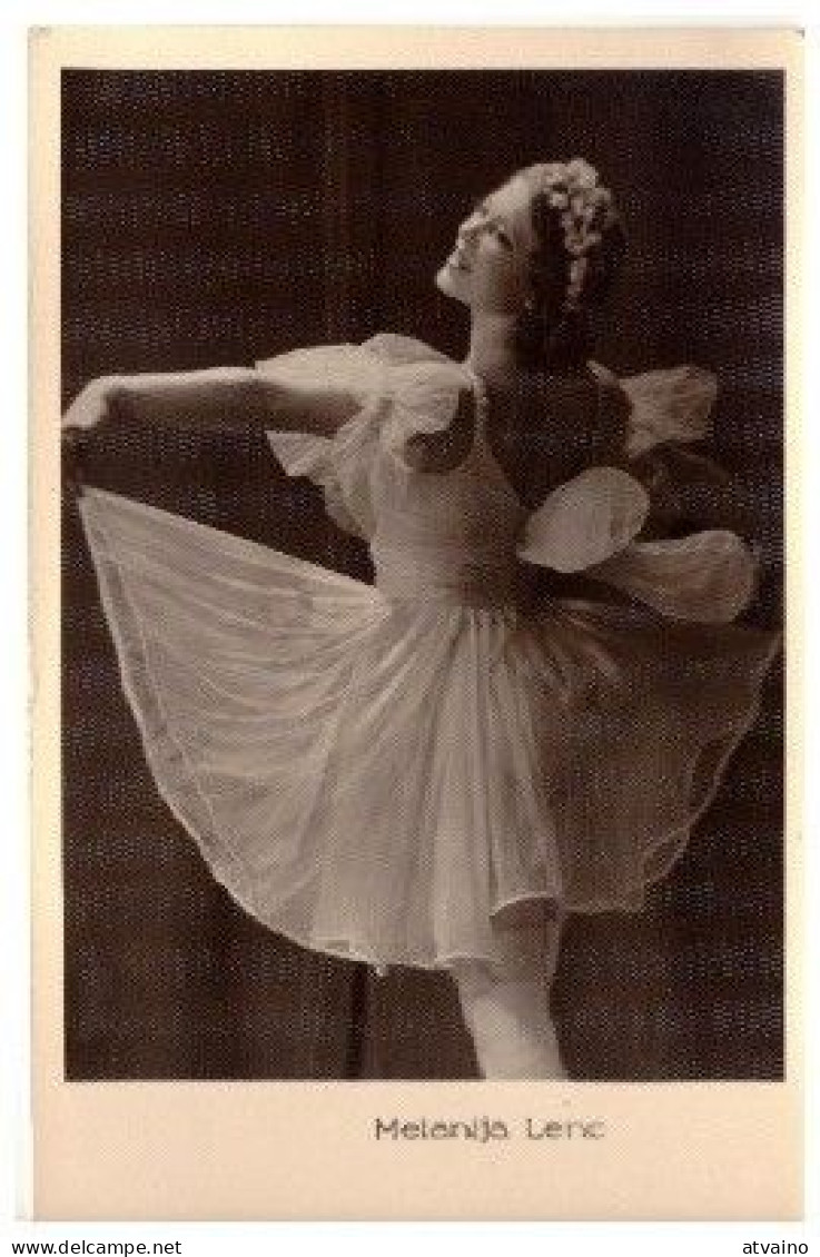 Ballet Dancers Ballerina Melania Lenc Latvia Real Photo 1930s - Danse