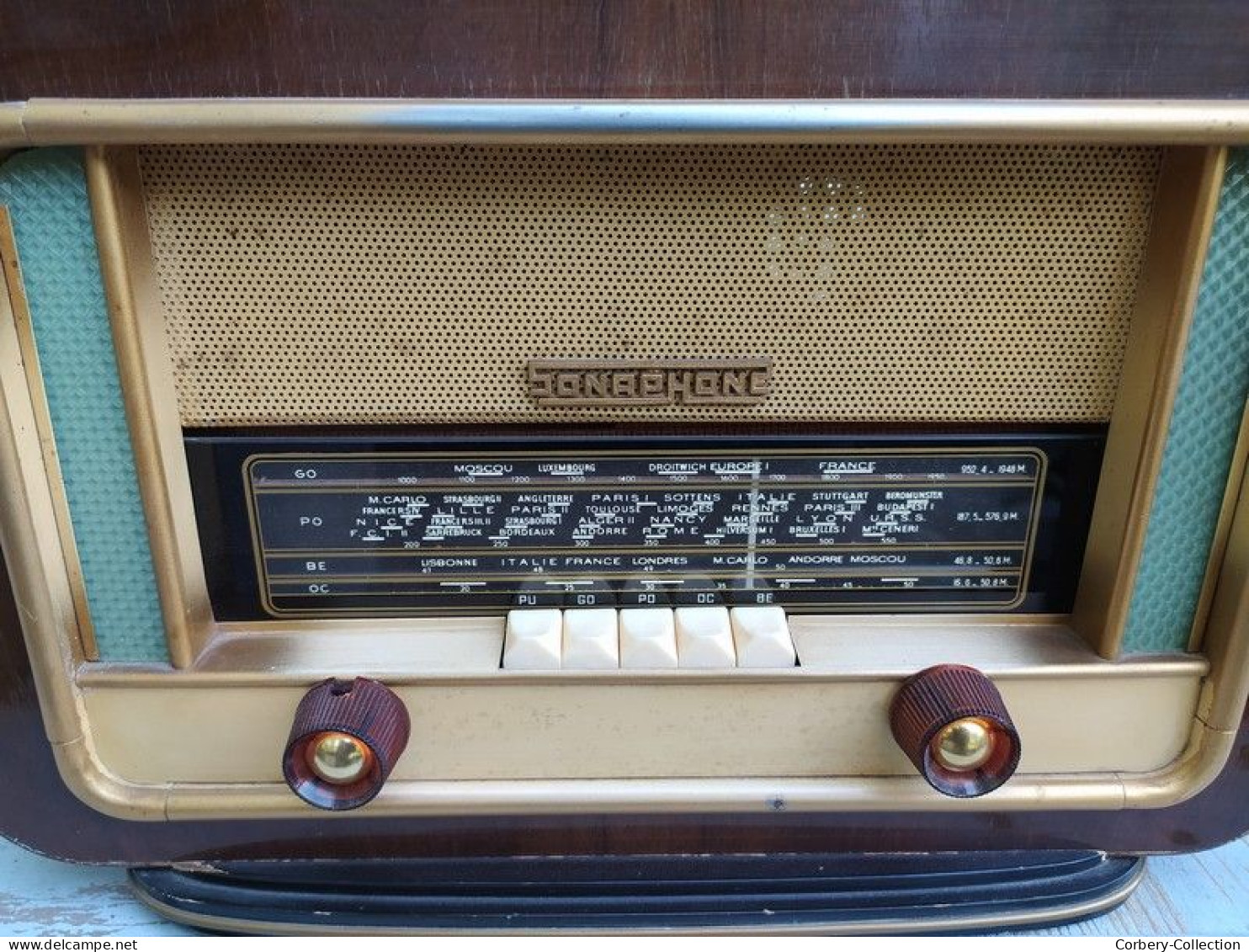 Ancien Poste Radio TSF Marque Sonaphone - Apparaten