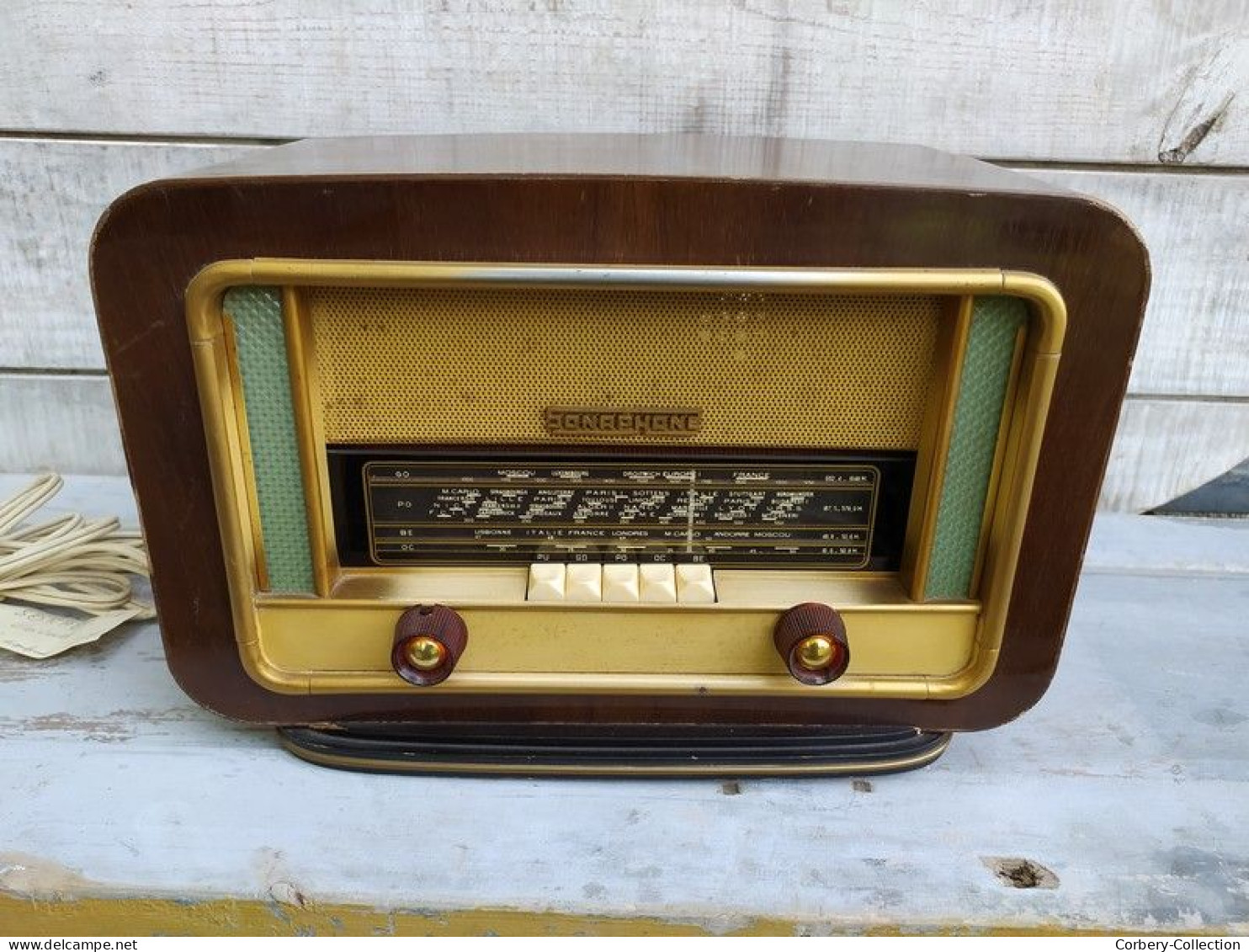 Ancien Poste Radio TSF Marque Sonaphone