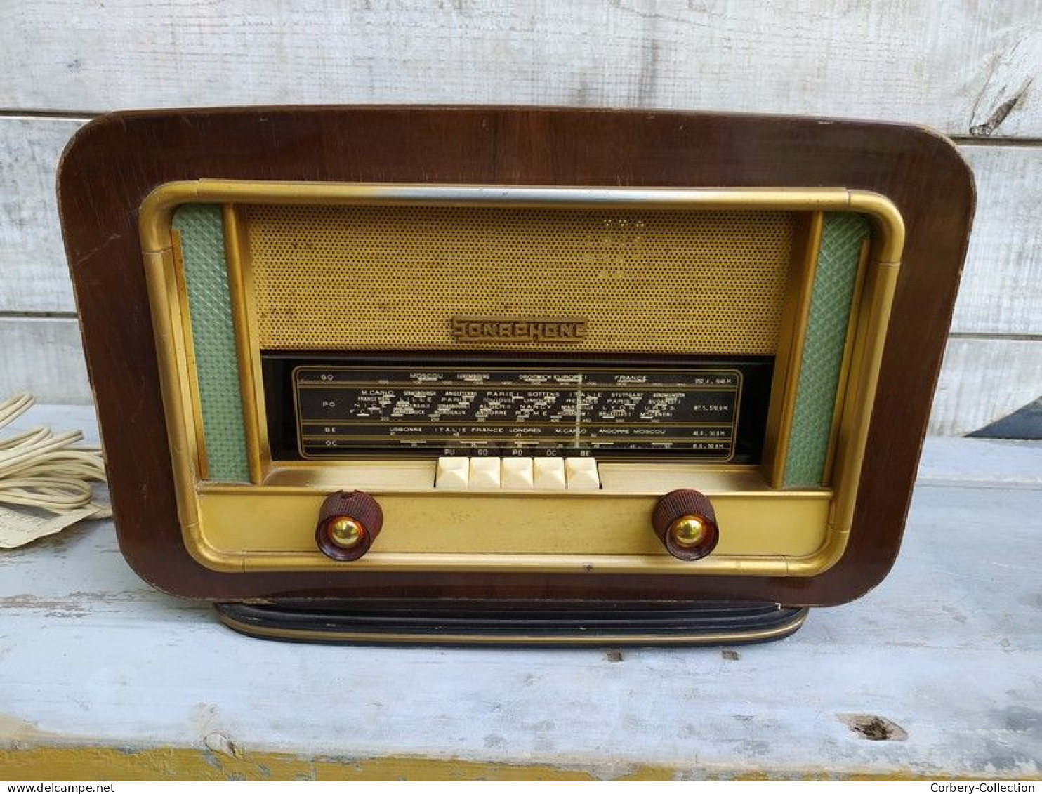 Ancien Poste Radio TSF Marque Sonaphone