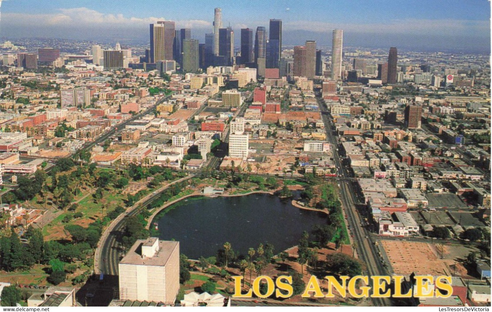 ETATS UNIS - Los Angeles - Macarthur Park - CA - Located Just West Of The Downtown Skyline - Carte Postale Ancienne - Los Angeles