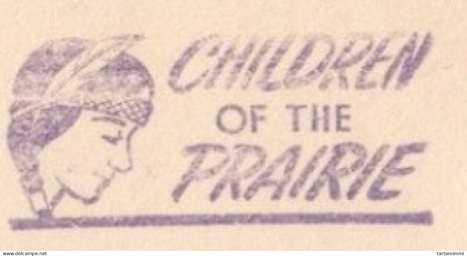 EMA METER STAMP FREISTEMPEL INDIAN AMERICAN SCHOOL SOUTH DAKOTA USA CHAMBERLAIN CHILDREN OF PRAIRIE - HISTORY - American Indians