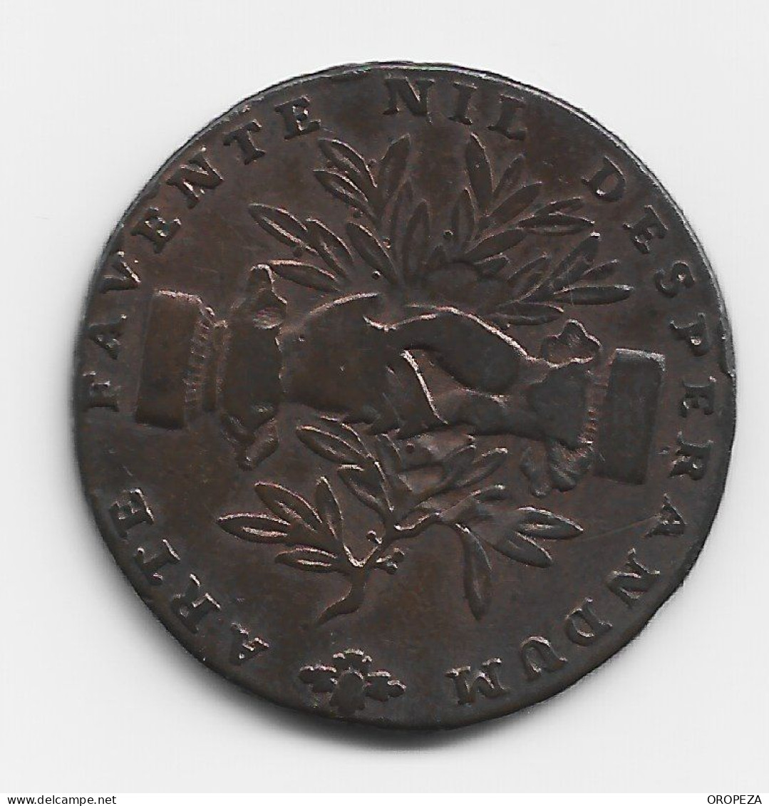 T39 - GRAN BRETAÑA - 1794 - 1/2 PENNY TOKEN - - Altri & Non Classificati