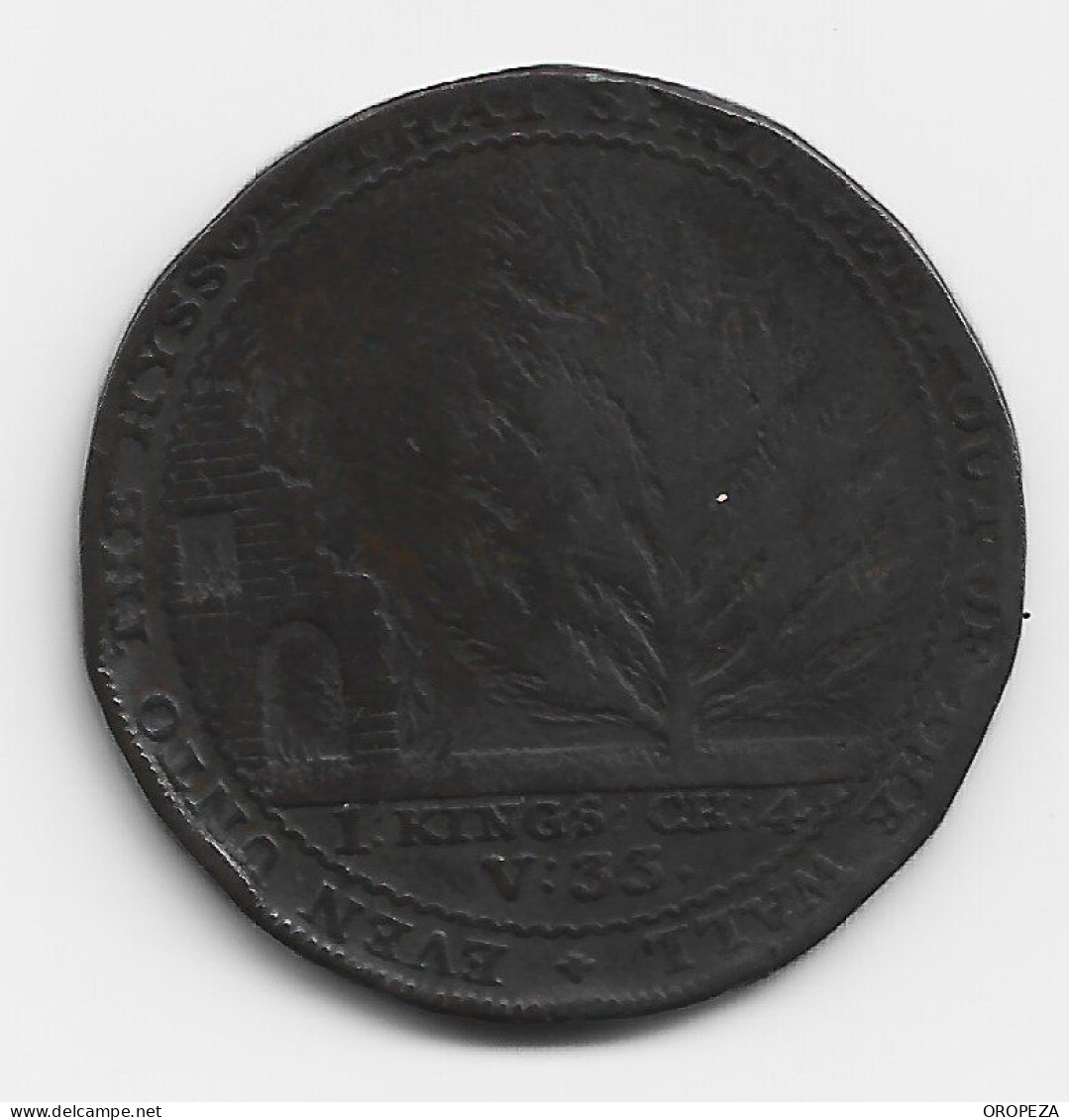 T40 - GRAN BRETAÑA - 1794 - 1/2 PENNY TOKEN - BOTANIC GARDEN - Other & Unclassified