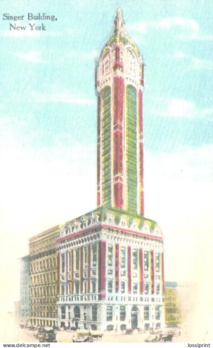 United States:USA:New York, Singer Building, Pre 1940 - Manhattan