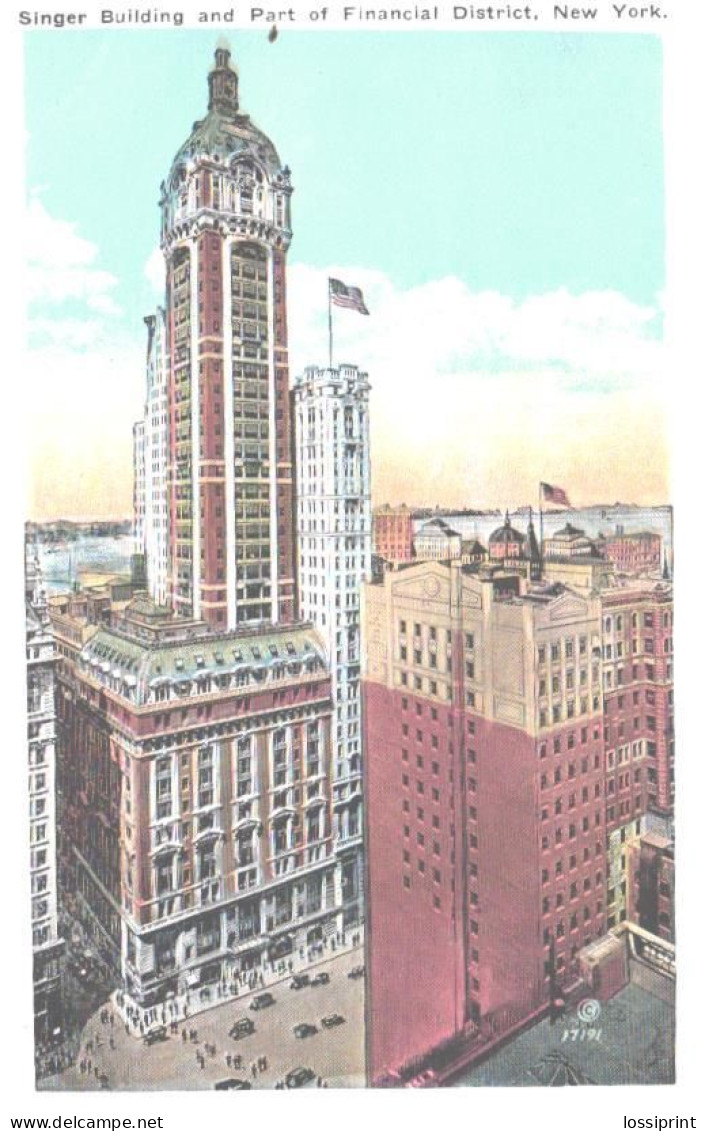 United States:USA:New York, Singer Building, Pre 1940 - Manhattan